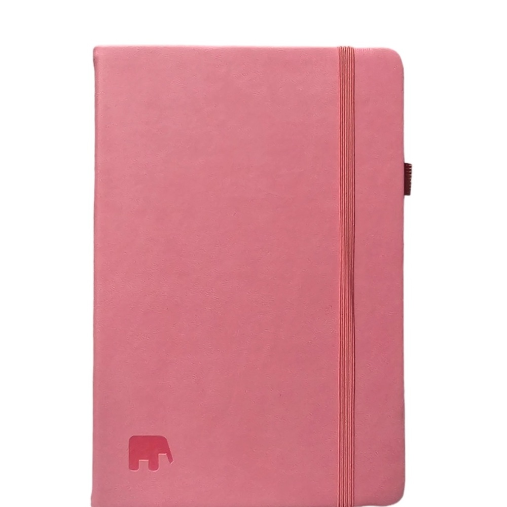 NEW! THE SIMPLE ELEPHANT Papercode Pink Undated Daily Planner